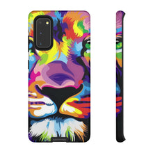 Load image into Gallery viewer, Multi Coloured Lion Tough Phone Cases
