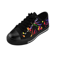 Load image into Gallery viewer, Neon Flower &amp; Leaves Women&#39;s Trainers
