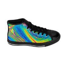 Load image into Gallery viewer, Multi-coloured Abstract Art Women&#39;s High-top Trainers
