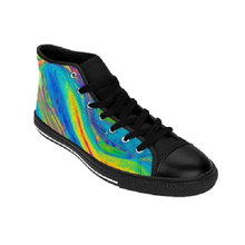 Load image into Gallery viewer, Multi-coloured Abstract Art Women&#39;s High-top Trainers
